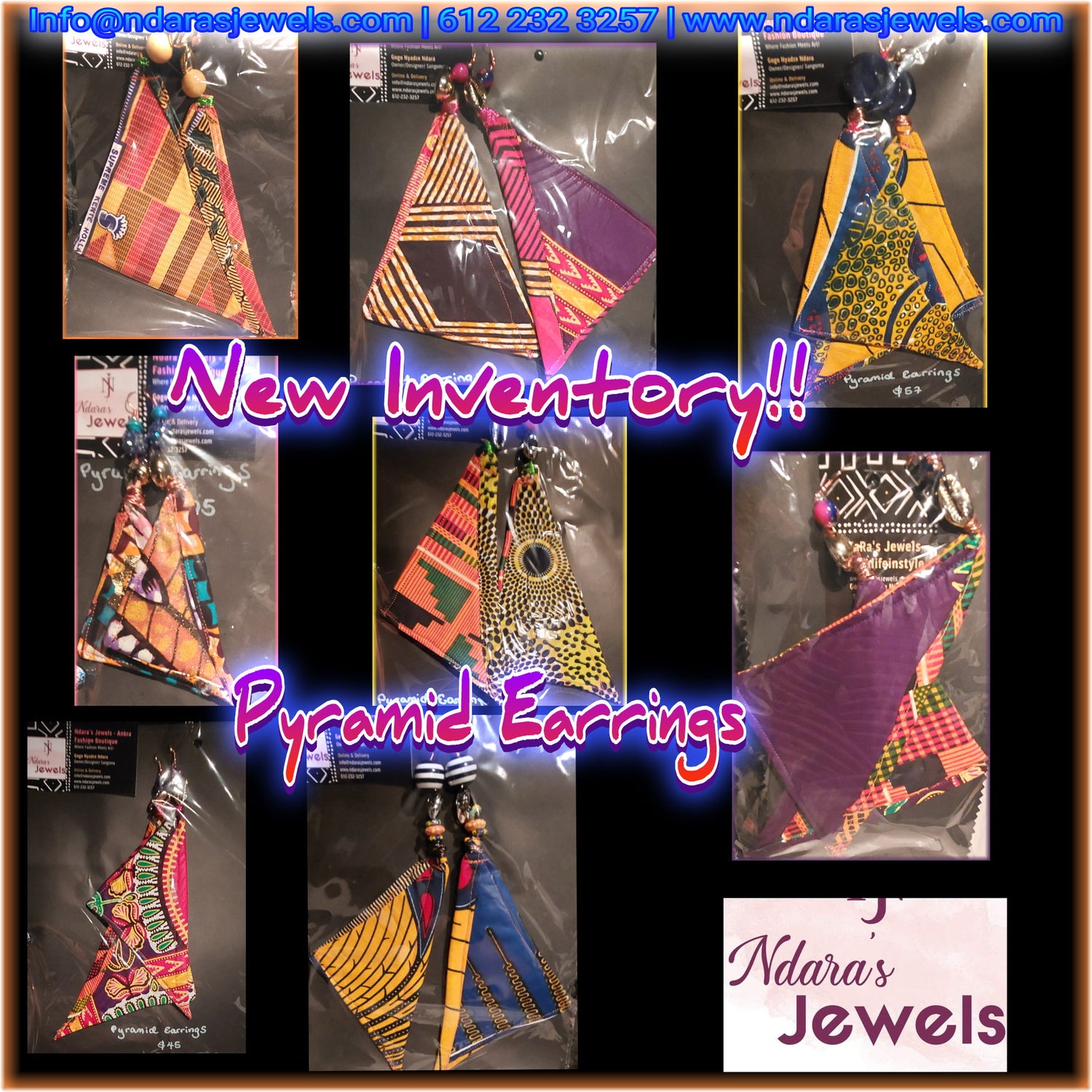 Pyramid Earrings Collection