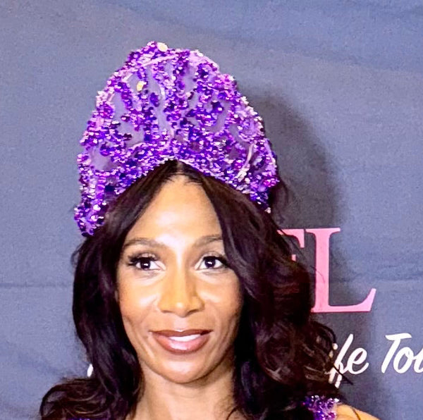Purple Reign Queen Crown