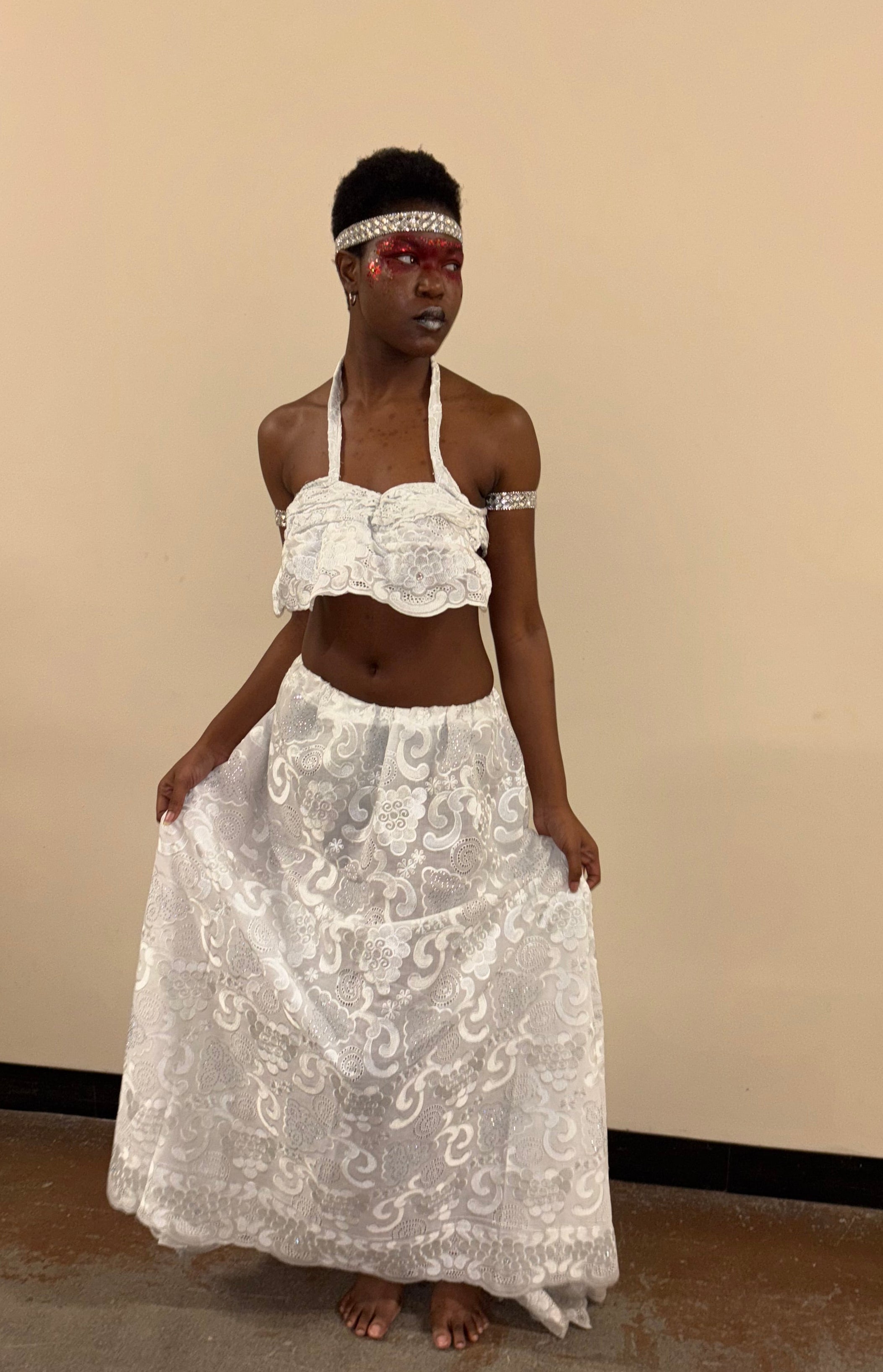 White African Lace Ensemble - King T'Challa Wakanda Collection