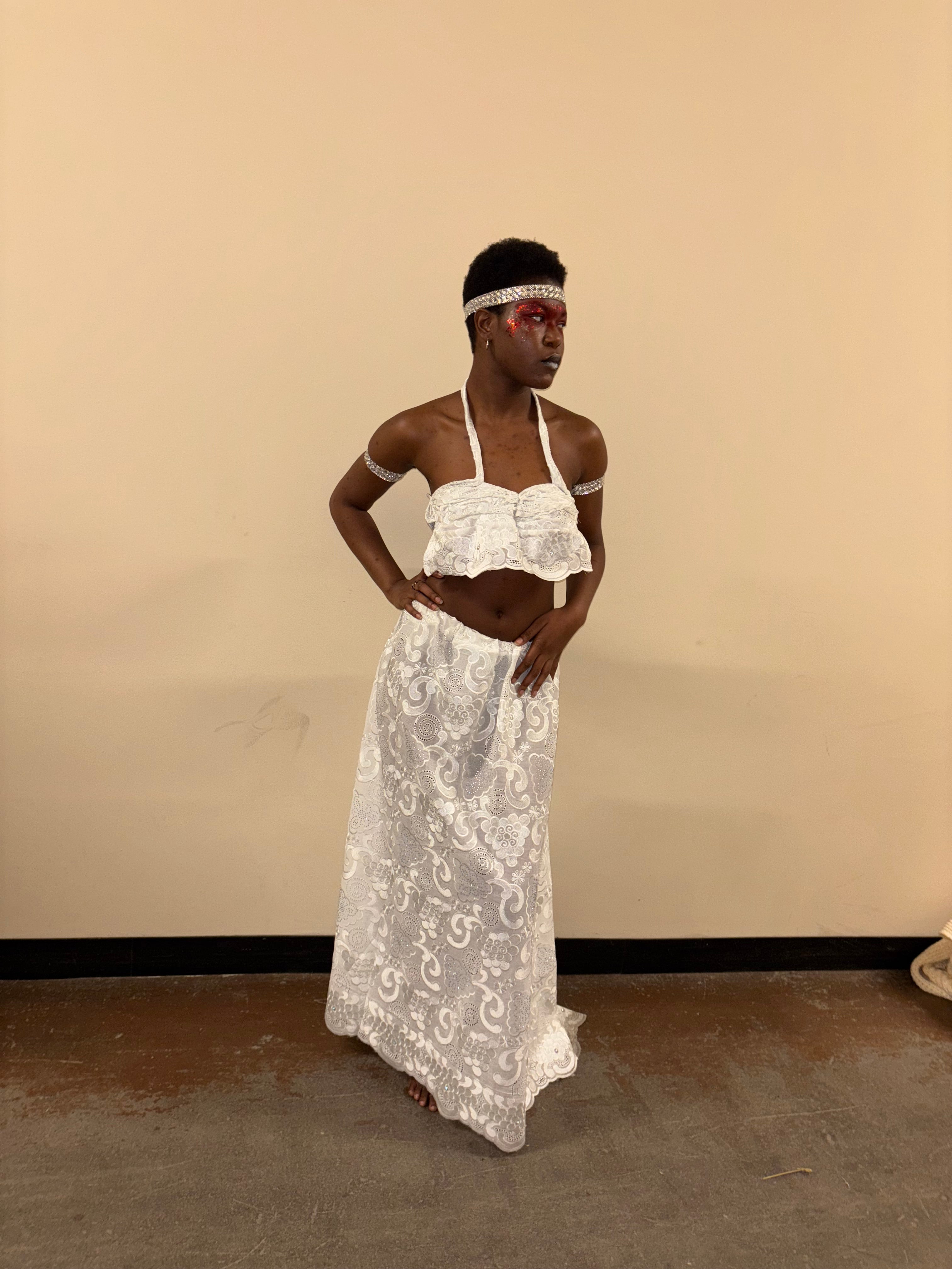 White African Lace Ensemble - King T'Challa Wakanda Collection