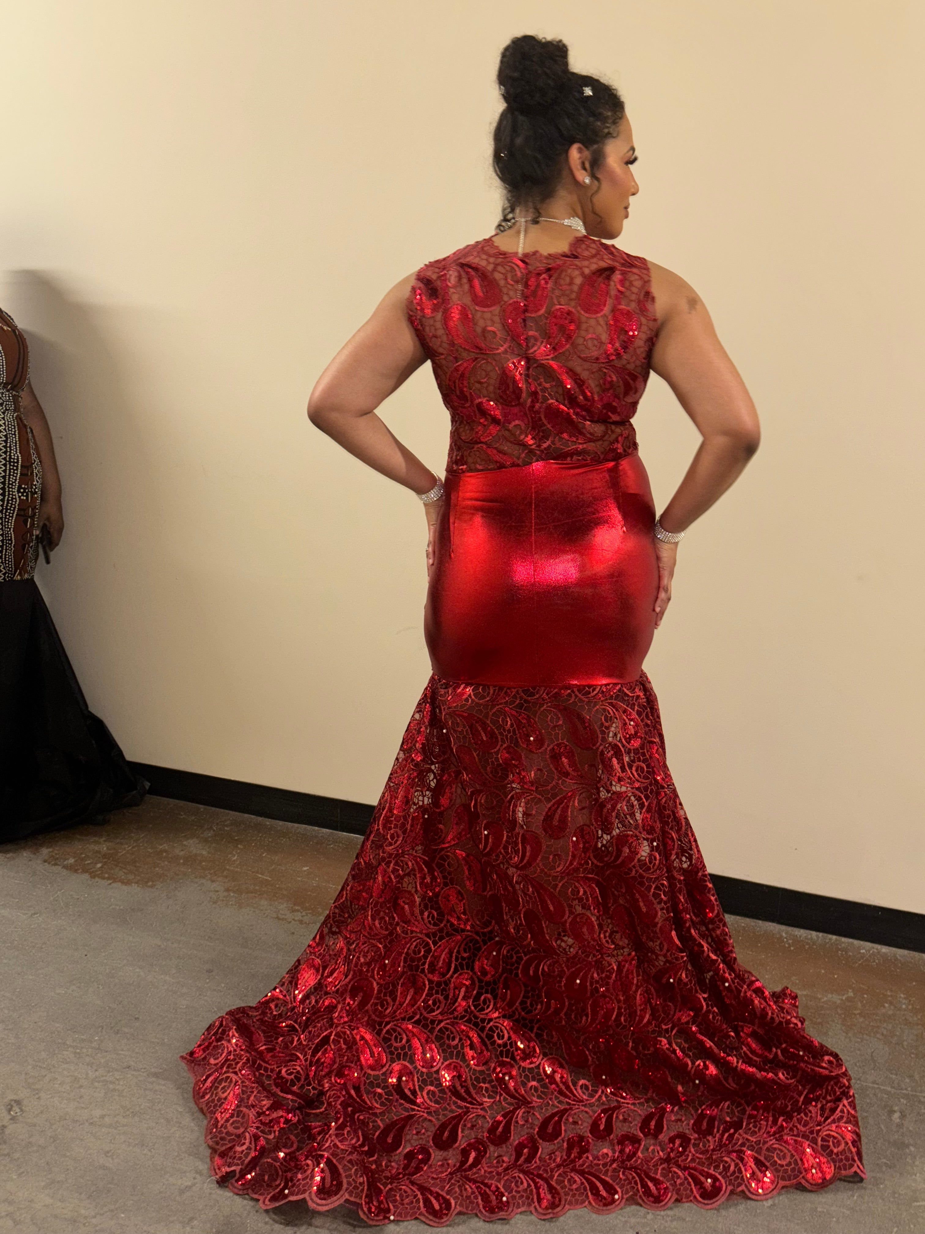 Scarlet Majesty Gown