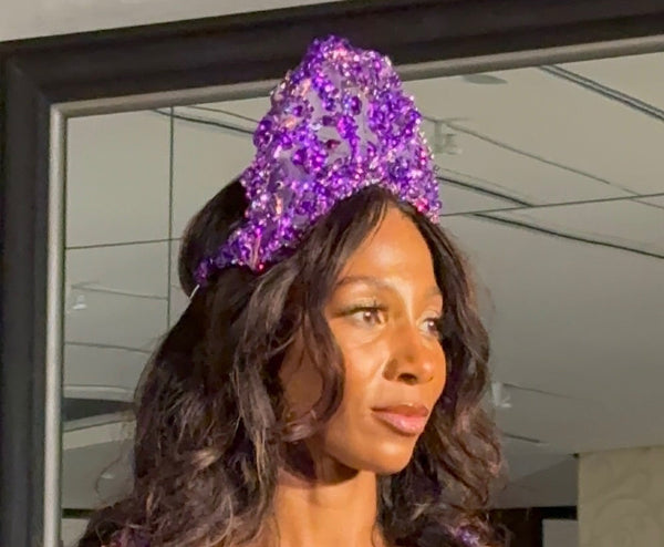 Purple Reign Queen Crown