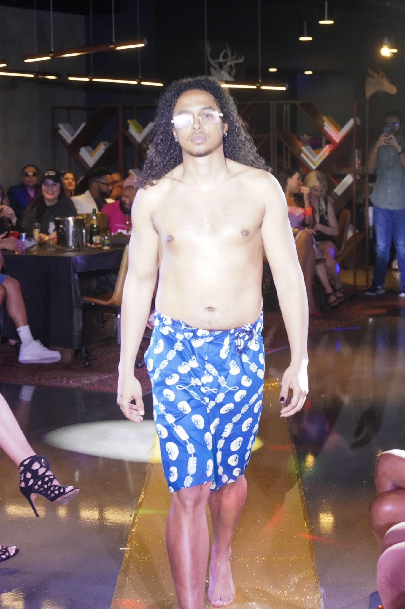 Blue Sailor Shorts