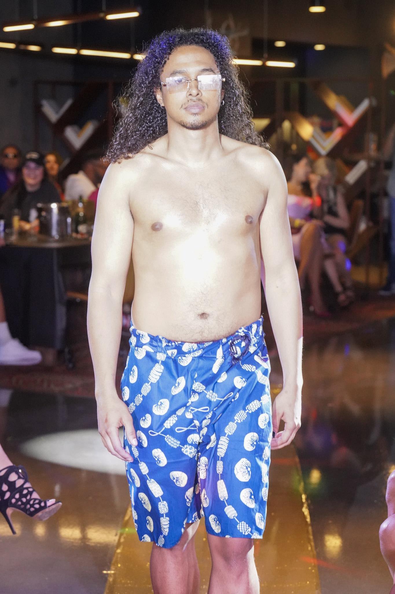 Blue Sailor Shorts