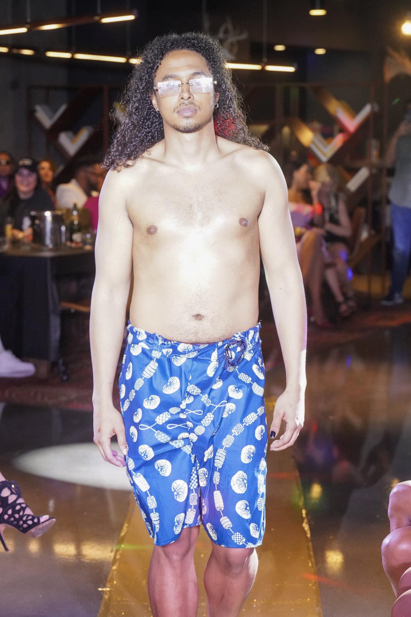 Blue Sailor Shorts