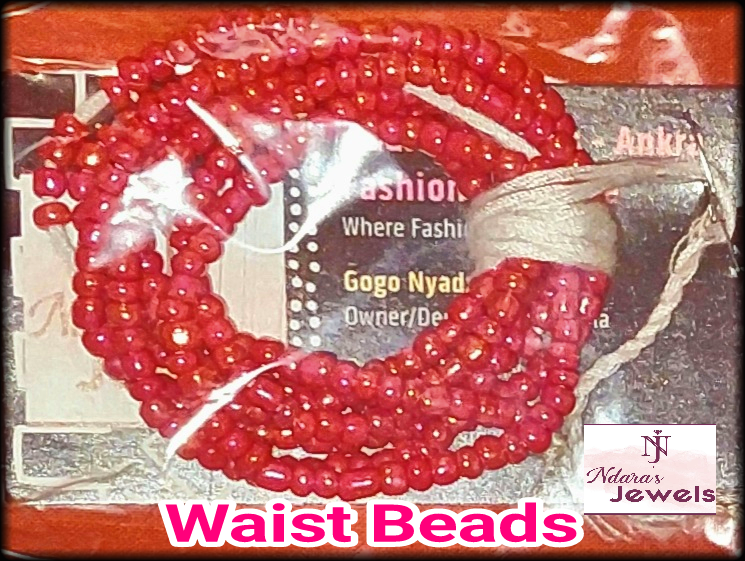 Coral Waist Beads